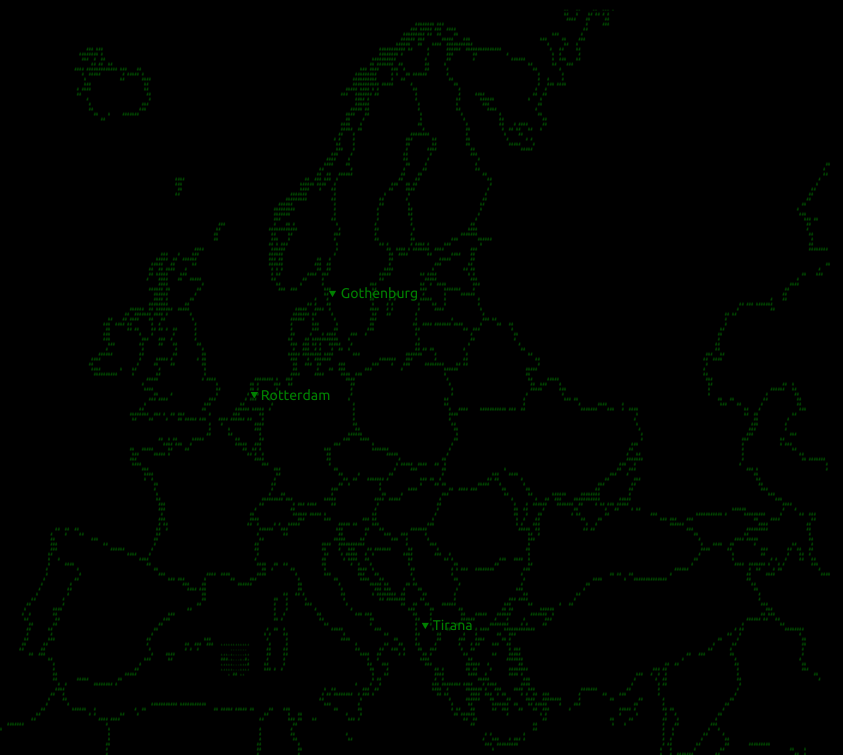 Map of our locations